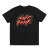 Мужская летняя футболка Daft Punk Хлопковая футболка Женская повседневная одежда Женская однотонная с коротким рукавом Унисекс Уличная одежда
