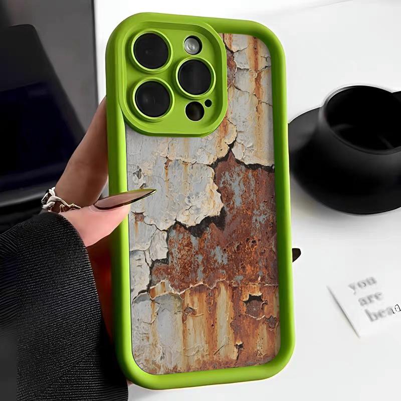 Ретро-чехол из ржавого железа для Samsung S24 S23 S22 Ultra Plus S21 A55 A54 A53 A52 A25 A15 A14 5G, мягкая противоударная крышка