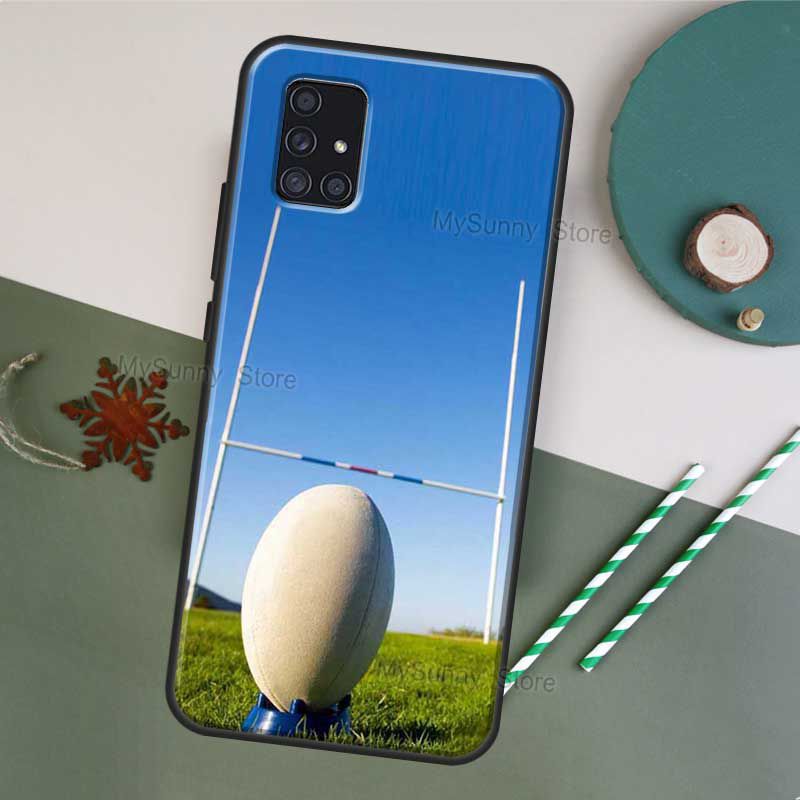 Rugby Ball Kit Team Case For Samsung A32 A52 A12 A42 A72 A02 A10 A20 S A40 A50 A70 A11 A31 A51 A71 A21S A20e