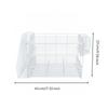 Mesh desk organizer with file compartments,