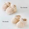 Плюшевые детские пинетки для кроватки, теплые противоскользящие носки-тапочки, повседневная обувь для новорожденных девочек и мальчиков
