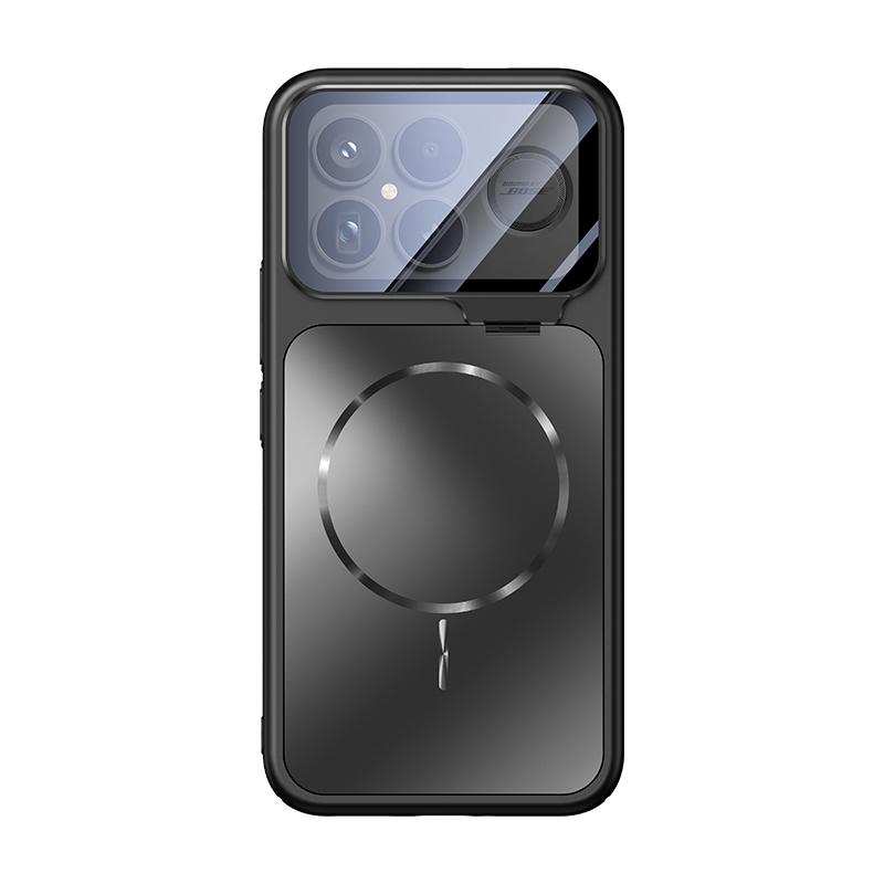 Для чехла на телефон POCO F8 Pro POCO F8 Ultra, скрытая подставка-подставка для объектива, магнитный, роскошный минималистичный дизайн, защита объектива
