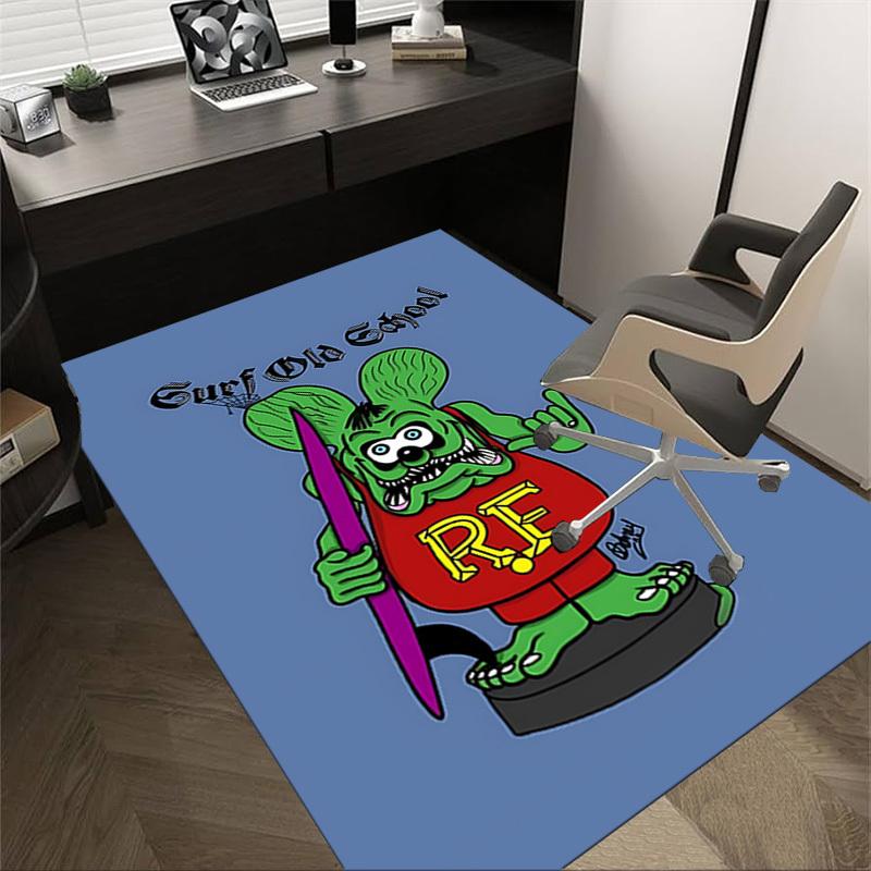 1pc surf old school Carpet, Office Rug Outdoor Mat Home Decor Area Carpet Festival