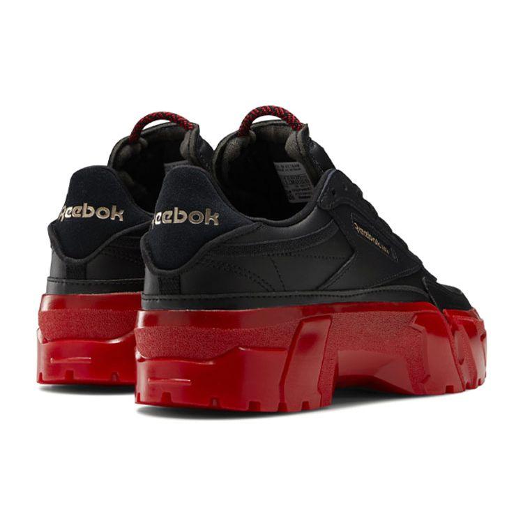 Reebok Club C Cardi B Основной Черный Красный Вектор Розовое Золото H05179
