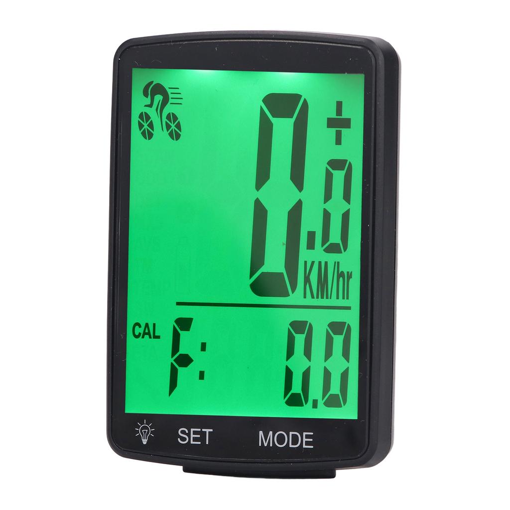 Bicycle Computer with Speed Cadence Sensor 2.8in LCD Display Bike Speedometer Wireless Cycling Compu