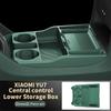 For Xiaomi Yu7 2025 2026 Car Center Armrest Hidden Silicone Storage Box Cup Holder Organizer Interior Stowing Accessories