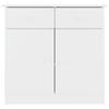 VidaXL Buffet ALTA blanc 77x35x73 cm bois massif de pin 353942