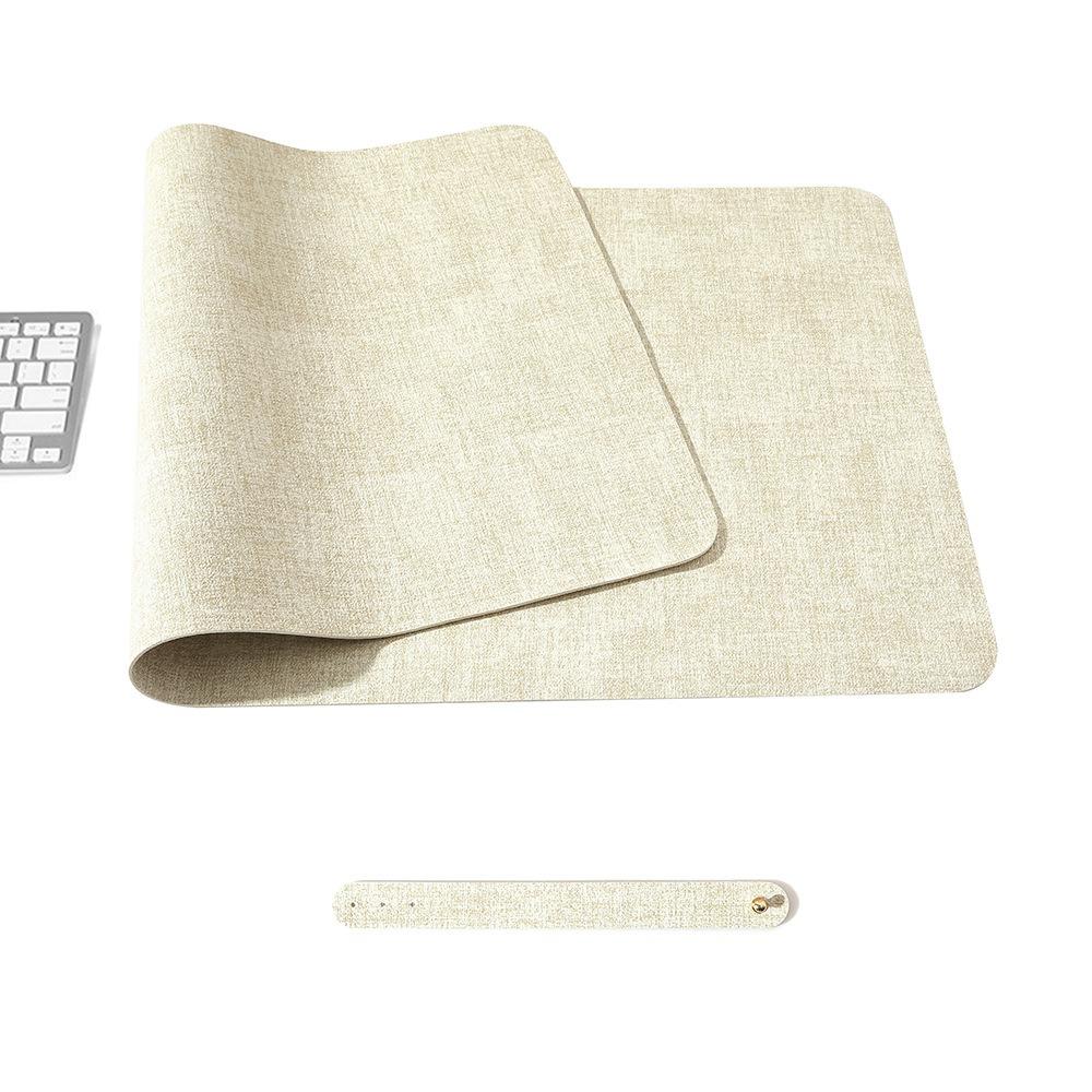Extra Large Mouse Mat Leather Keyboard Mice Mat Durable Table Mat  Home Office