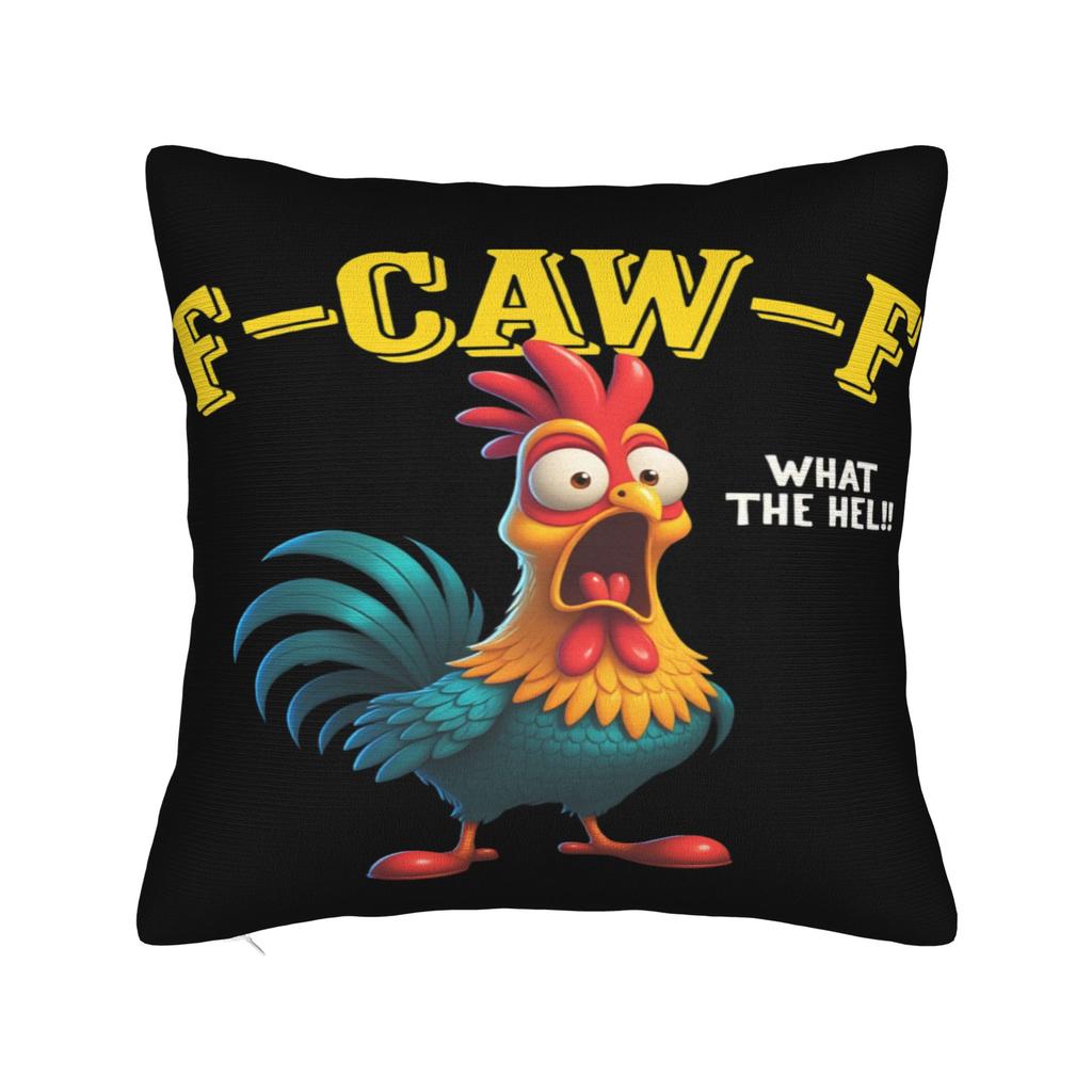 Chicken F-CAW-F  Pillowcases  Vintage Pillow Case For Sofa Car Home Decor Comfy Pillow Cover