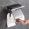 Paper Towel Holder Stainless Toilet Paper Holder Bathroom Shelf Toilet Accessories Kitchen Wall Hanging Toilet Paper Roll Holder
