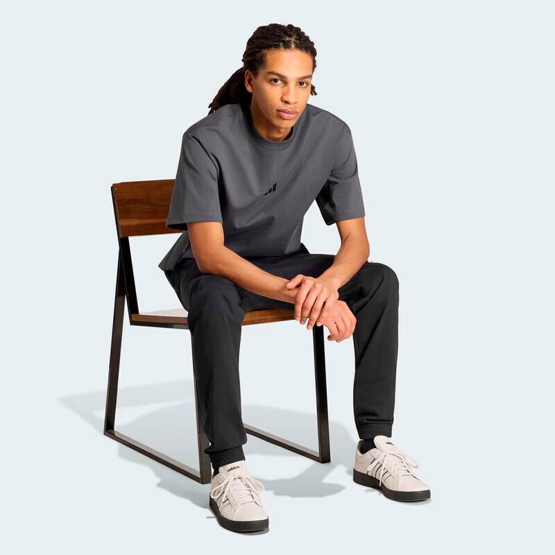 adidas Мужская футболка с коротким рукавом для бега на открытом воздухе