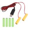 1 комплект USB 5V2A до 4,5V1A AA кабель для устранения батарейки удобный шнур-адаптер питания от батареи-пустышки для дверных звонков