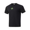 Quick-Dry Breathable Round Neck Reflective Sports Short Sleeve T-Shirt Men Tops Black ATSU059-1