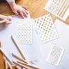 6Pcs American Flag Stencil Set Reusable Plastic Templates for DIY Crafts Painting On Wood Fabric Wall 3 Sizes Craft Stencil Kit for Patriotic Decor