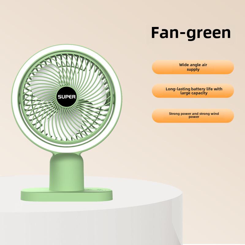 Compact USB Desktop Fan: Portable, High-Power Circulation for Home and Office