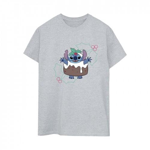 Disney Womens/Ladies Lilo & Stitch Pudding Holly Cotton Boyfriend T-Shirt