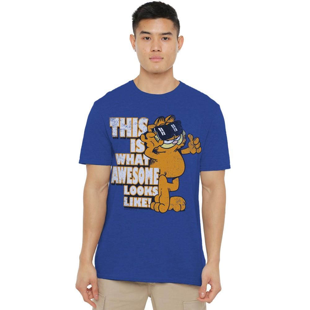 Garfield Awesome T-Shirt S-3XL Royal