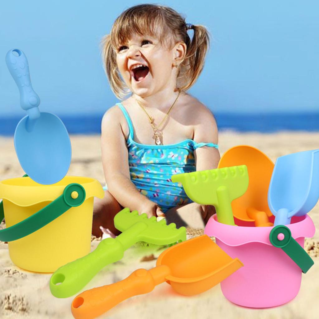 Beach Toy Summer Beach Play Set for Kids Water and Sand Toy Bucket Set for Outdoor Fun Bucket and Tool