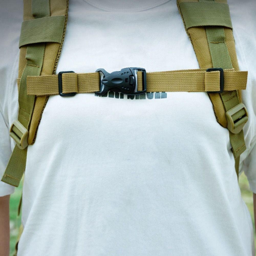 2pcs Dual Release Adult Backpack Chest Harness Strap Outdoor Camping Accessories