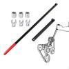 8Pcs Belt Tensioner Tool Wrench Set with Extension Bar Versatile Professional for Idler Pulley