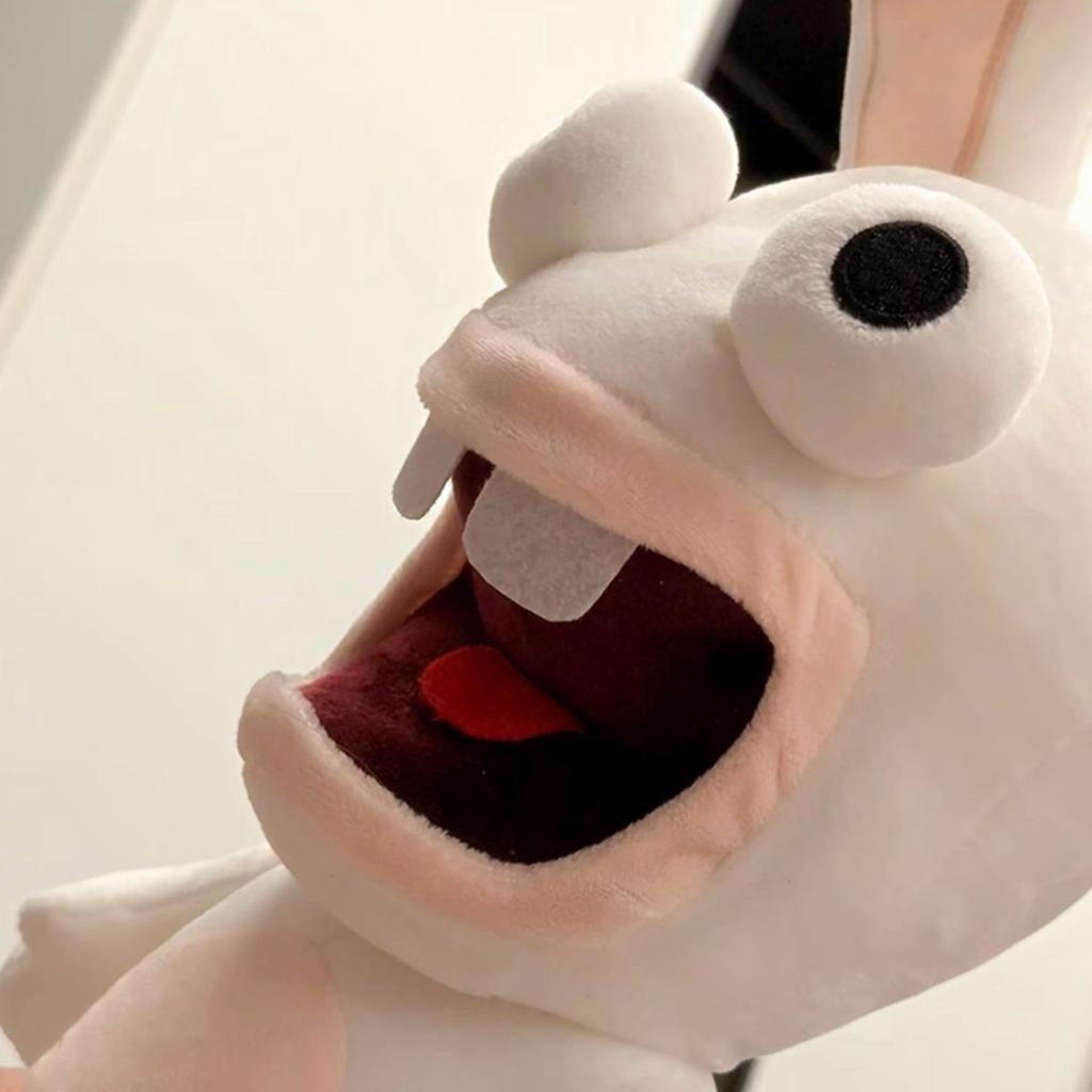 New Cute Cartoon Crazy Rabbit Plush Toy To Sleep Funny Long-eared Rabbit Doll Toy Gift Peripheral
