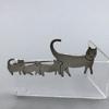 Jewelry Cute Cat Family Brooch Fashion Cat Brooch Animal Jewelry Vintage Animal Pin  Bags