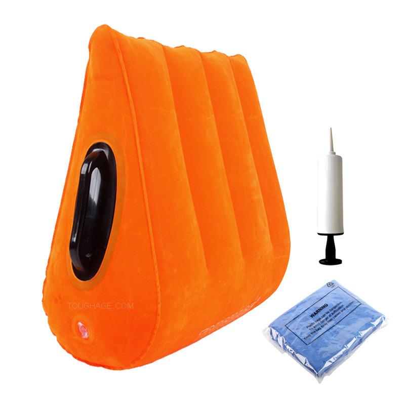 Sex Inflatable Pillow With Handle Triangle Cushion Portable Foldout Support Positioning Mattress Pillow Sex Toys For Couples