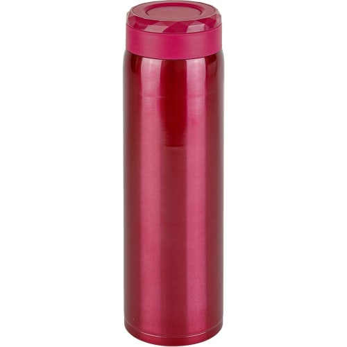 Wahei Freiz Large Capacity Stainless Steel Mug, 1L, Red, Keeps Hot or Cold, Vacuum Insulated, Perfect for Commuting, School, Office, or Going Out, Sta