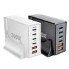 200W GaN Multi-Port PD Fast Charger with 2A4C Ports for Phones & Laptops