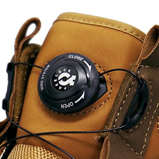AVIREX AV2278 DICTATOR biker shoes GOLD NUBUCK US9
