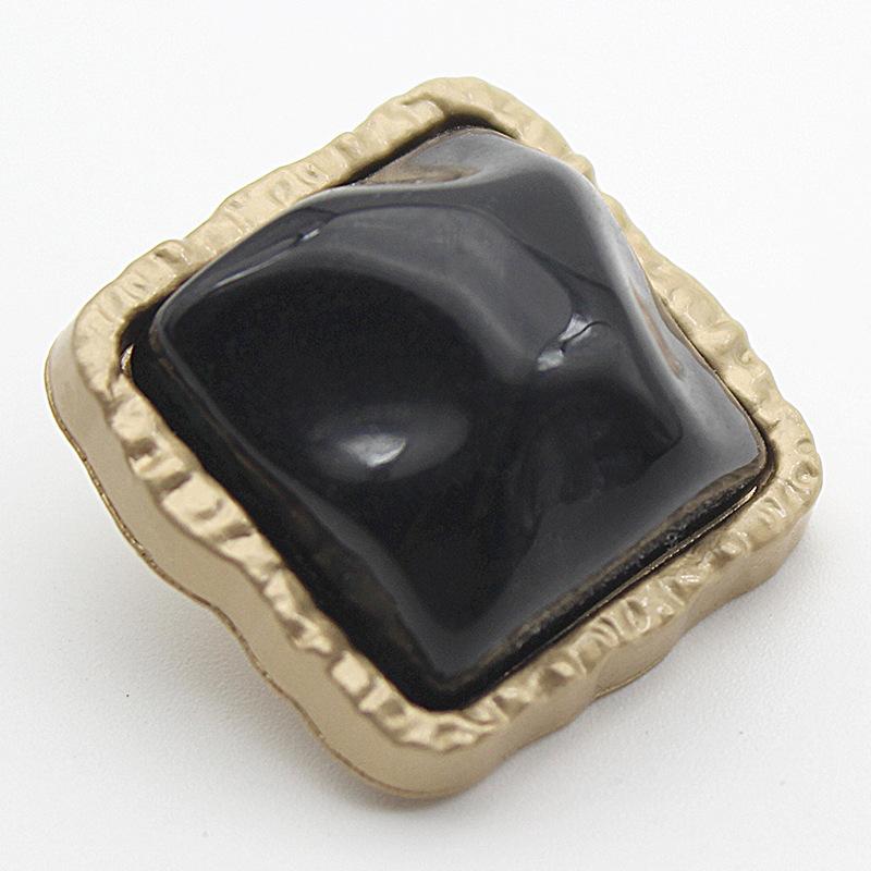 Винтажные металлические пуговицы с ножкой квадратные круглые для зимнего пальто декоративные для замены DIY принадлежности для рукоделия швейная отделка 6 шт./лот