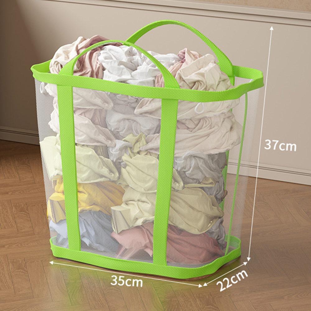 Large Capacity Foldable Laundry Basket Nylon Storage Basket for Children Toy Storage