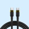 Универсальный плетеный кабель Type-C Dual PD для быстрой зарядки телефонов Huawei, Xiaomi, Vivo и Oppo