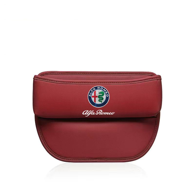 Car Seat Gap Organizer Auto Seat Crevice Side Pocket Storage Box For Alfa Romeo giulietta 159 mito giulia stelvio 147 AccessorieLR1 