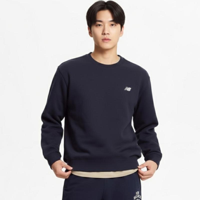 New Balance Классическая круглая толстовка из флиса Nbnce41113
