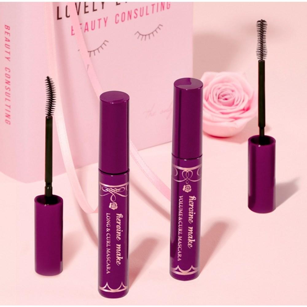 Kiss Me Тушь для ресниц Heroine Make Long & Curl Mascara EX 6 г, насыщенный черный цвет, 6 шт.