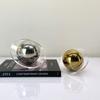 Simple Modern Silver Gold Crystal Decorative Ball Ornaments Creative Paper Weight Study Room Model Room Desktop Decoration