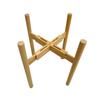 Adjustable Stand Holder Rack Wooden Sturdy For Flower Potted Indoor Outdoor