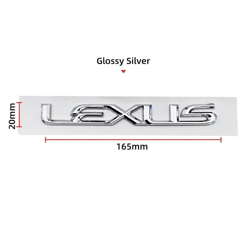 3D ABS Наклейка-значок с буквой на багажник автомобиля Для Lexus F SPORT Hybrid ES CT GS IS UX GX LBX NX RX 350h 450h аксессуары