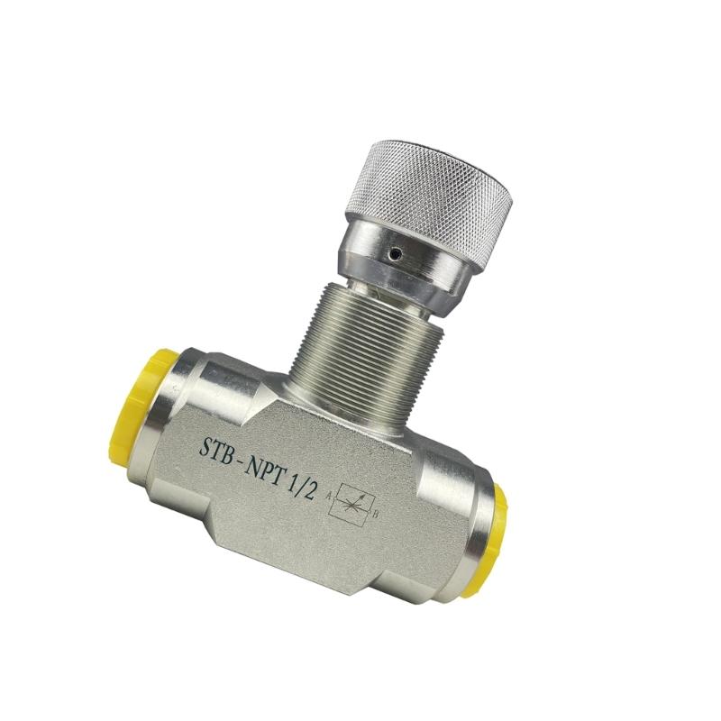 Carbon Steel Single Way Throttle Check Valves Replacement Hydraulic Flows Control Needle Valves For Hydraulic Oil Gas