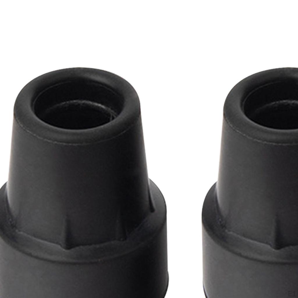 5x Crutch Tips Sturdy Accessories High Performance Walking Stick Rubber