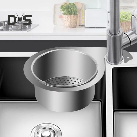 1/2Pcs Stainless Steel Swan Sink Strainer Basket Rustproof Corrosion Resistant Faucet Hanging Filter Basket Kitchen Sink Drain Basket