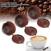 Reusable Design Refillable Coffee Capsule 51-100ML Capacity Coffee Filter Set  Home Coffee Making