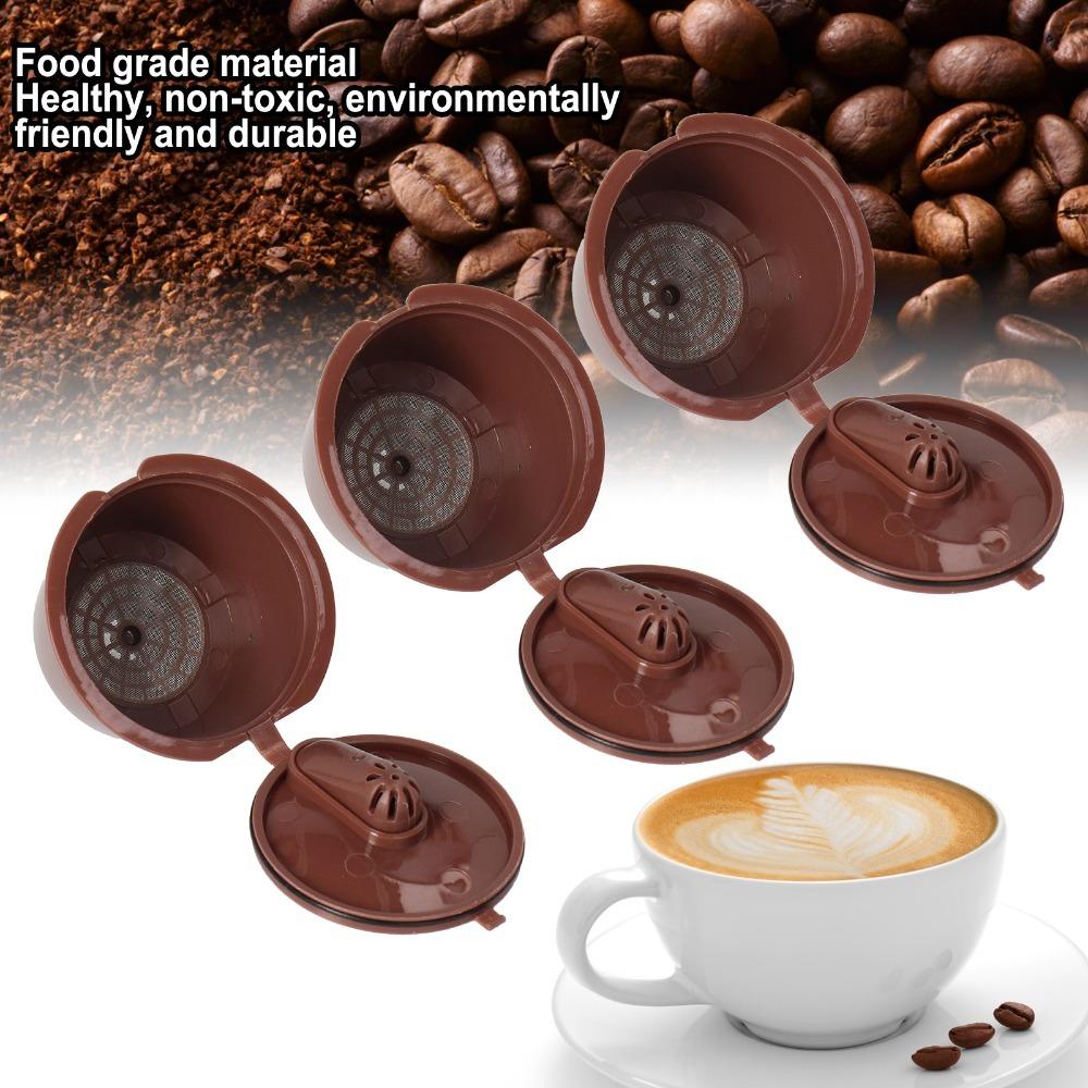 Reusable Design Refillable Coffee Capsule 51-100ML Capacity Coffee Filter Set Home Coffee Making