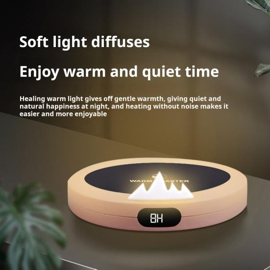 Подогреватель для кофейных кружек с 3 температурными режимами Водонепроницаемый автоматический выключатель Электрический подогреватель для кофейных чашек с постоянным подогревом