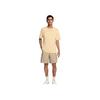 Nike Спортивная одежда Premium Essentials Однотонная футболка с круглым вырезом и логотипом Мужские топы Кунжутно-коричневые DO7393-252