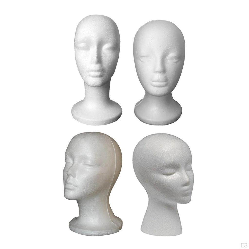 Подставка для манекен-головы, парики из пеноматериала, модель манекена, круглая основа для головного убора, шиньоны