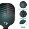 Подарочный набор с сотовым сердечником для ракетки Pickleball с поверхностью из углеродного волокна для использования в помещении и на открытом воздухе