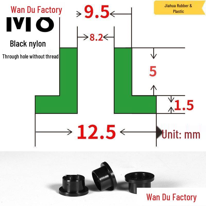 T-Shaped Nylon Insulating Bushing Spacer for M3-M35 Threads