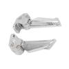 Motorbike Parts Pair of Motorcycle Foot Pegs Pedal Automatic Telescopic Aluminum Alloy Footrests Universal Foot